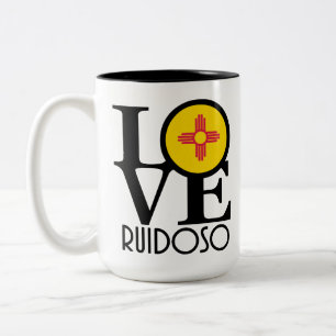 LOVE Ruidoso, NM 15oz Two-Tone Coffee Mug