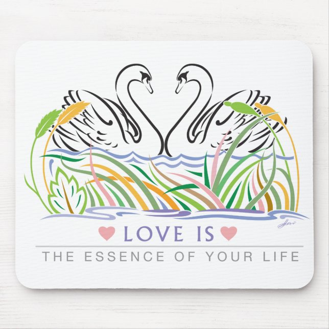 Love Rules Mouse Pad (Front)