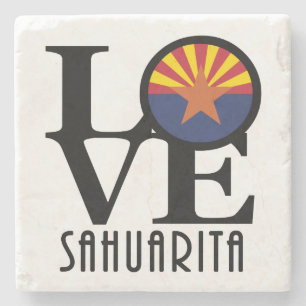 LOVE Sahuarita Stone Coaster