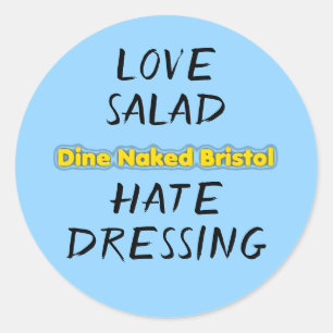 "Love salad Hate Dressing" stickers