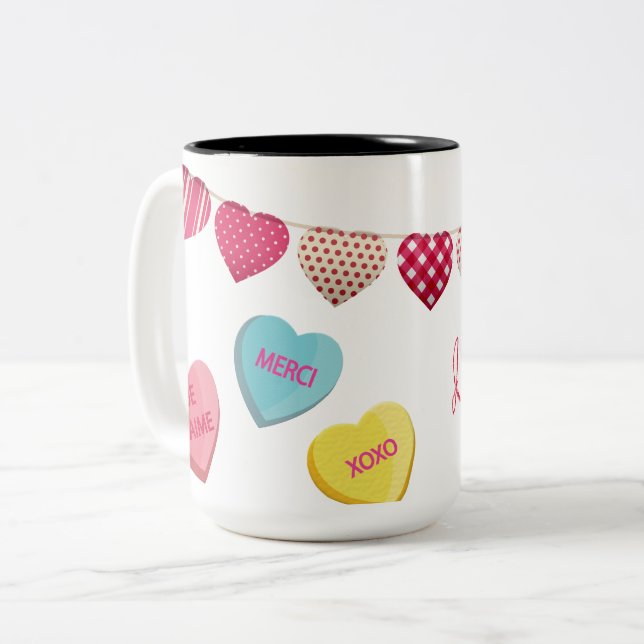 Love salt Two-Tone coffee mug (Front Left)