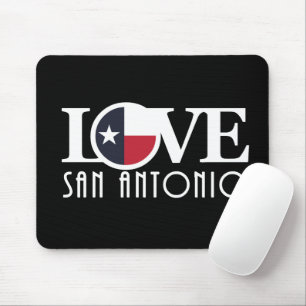 LOVE San Antonio Mouse Pad