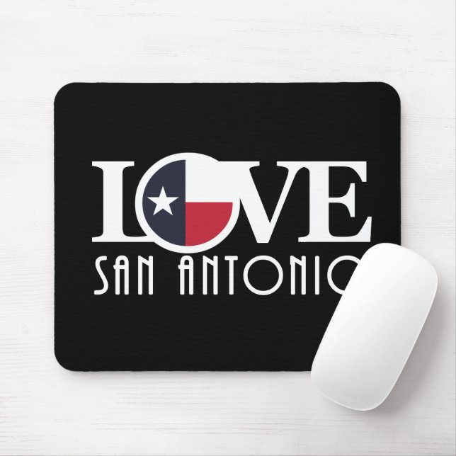 LOVE San Antonio Mouse Pad (With Mouse)