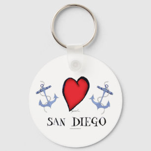 love san diego key ring