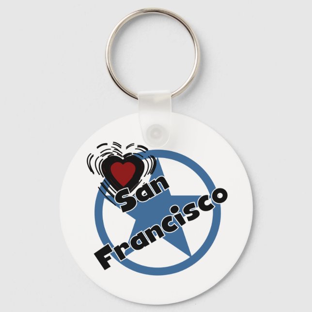 Love San Francisco Key Ring (Front)