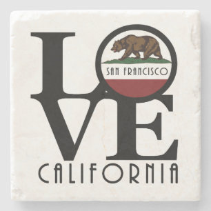 LOVE San Francisco Stone Coaster