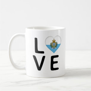 Love - San Marino Flag Coffee Mug