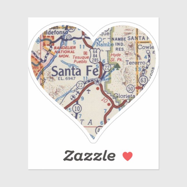 Love Santa Fe Map (Sheet)