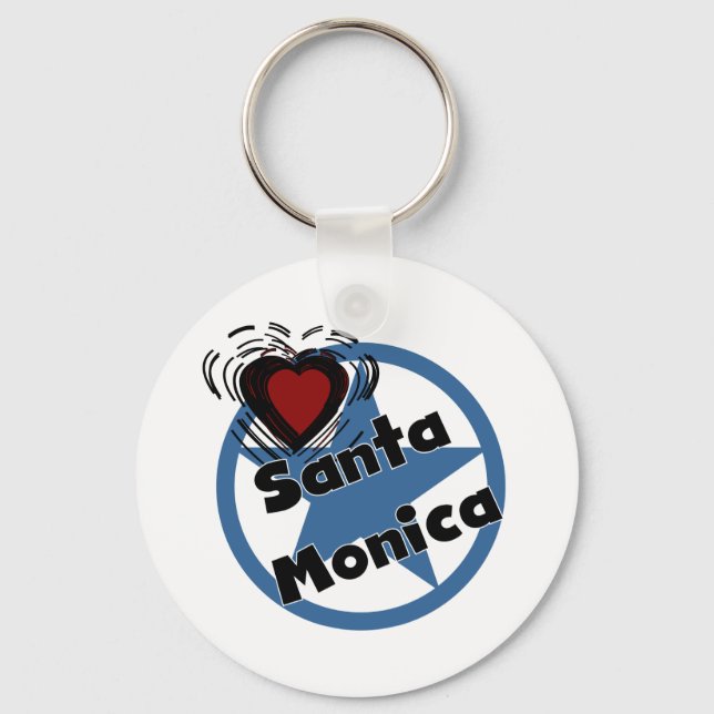 Love Santa Monica Key Ring (Front)