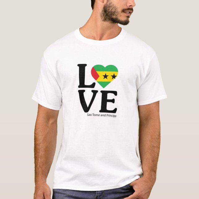 Love Sao Tome and Principe T-Shirt (Front)