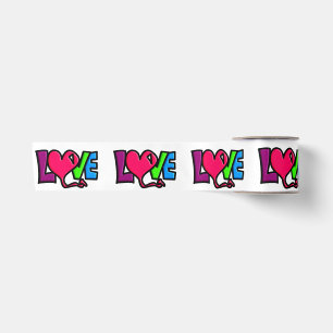 Love satin ribbon