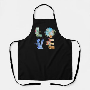 LOVE SAVE OUR PLANET APRON
