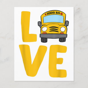 Love School Bus Driver Schoolbus Busdriver