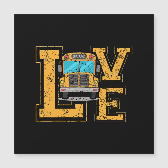 Love School Bus Driver TShirt For Men Women Bus Dr (Front)