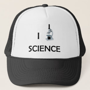 Love Science Microscope Trucker Hat