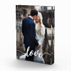 Love Script Overlay Photo