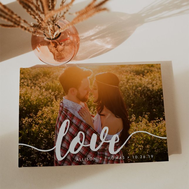 Love Script Overlay Wedding Photo Guest Book (Creator Uploaded)