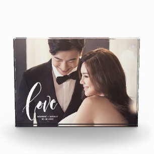 Love Script personalised wedding photo
