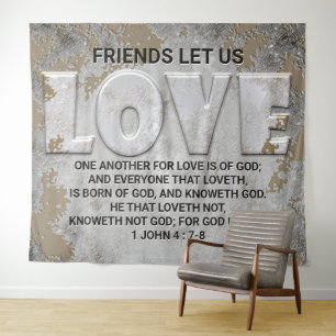 Love Scripture Tapestry