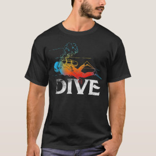 Love Scuba Diving T  Mask Gift Dive Lovers Gift Ne T-Shirt