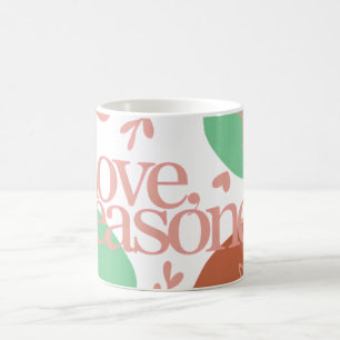 Love, Seasoned – Minimal Valentine Quote Coffee Mug