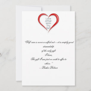 Love Self Card Reminder