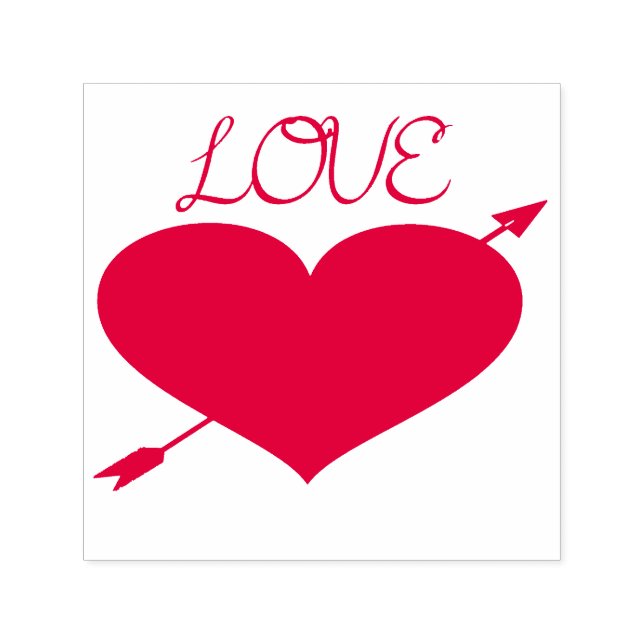 Love Self Inking Rubber Stamp (Design)