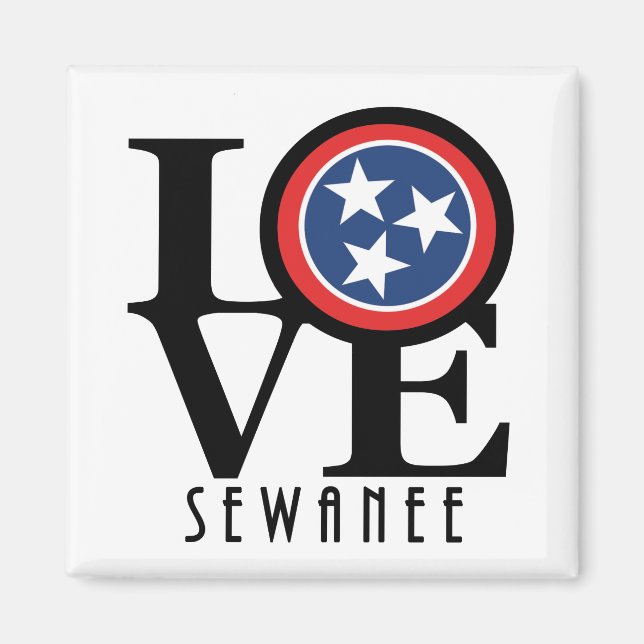 LOVE Sewanee Tennessee Magnet (Front)