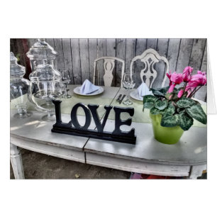 LOVE - Shabby Chic Outdoor Wedding Reception