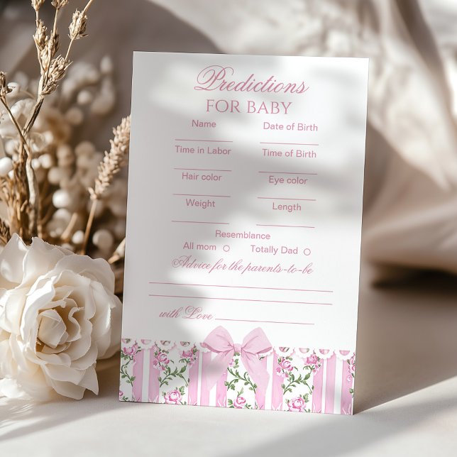 Love Shack Baby Predictions for baby Coquette Bow (Creator Uploaded)