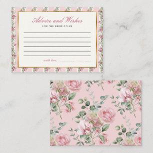 Love Shack Fiance Advice Wishes Bridal Shower Enclosure Card