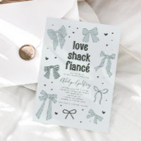 Love Shack Fiance Blue Bow Bridal Shower