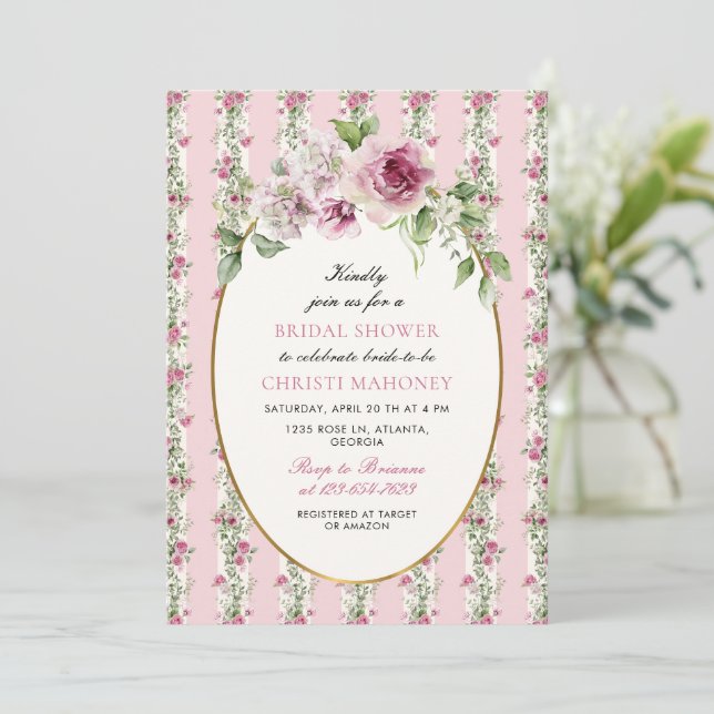 Love Shack Fiance Bridal Shower Invitation (Standing Front)