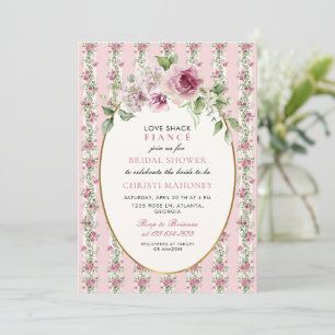 Love Shack Fiance Garden Bridal Shower Invitation