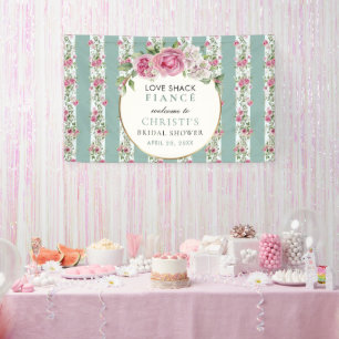 Love Shack Fiance Garden Party Banner