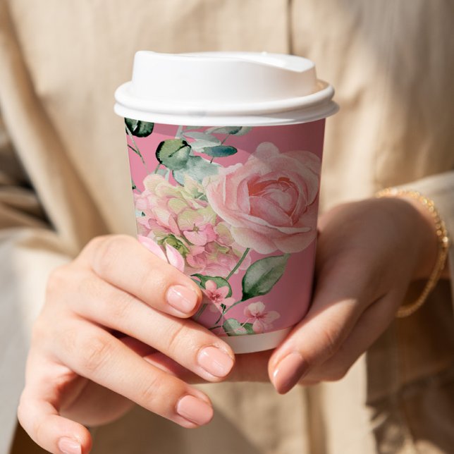 Love Shack Fiance Garden Tea Party Bridal Shower Paper Cups (Creator Uploaded)