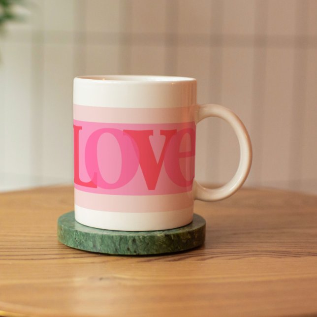 Love | Shades of Pink Coffee Mug (Creator Uploaded)
