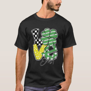 LOVE Shamrock EMT St Patrick's Day Irish T-Shirt