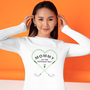 Love Shaped Golf Baby Shower Mummy T-Shirt