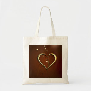 Love Shards of Gold Budget Tote Bag