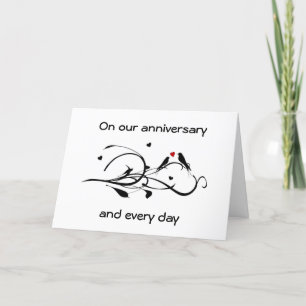 LOVE SHARING "MY LIFE WITH YOU" HAPPY ANNIVERSARY  CARD