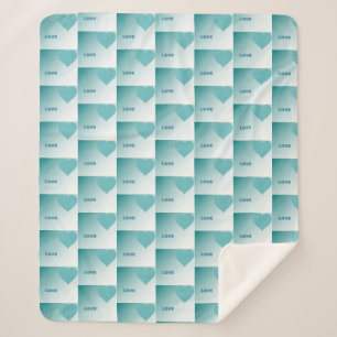 Love. Sherpa Blanket