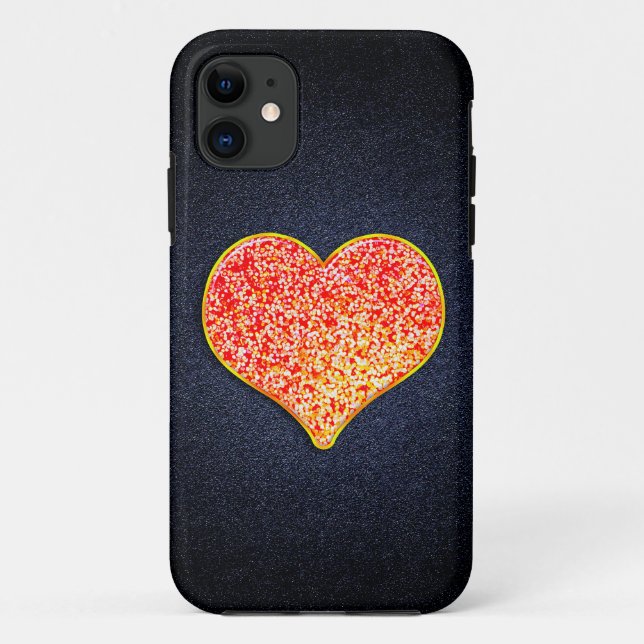 LOVE -Shiny Pink gold iPhone SE/5/5S, Barely There Case-Mate iPhone Case (Back)