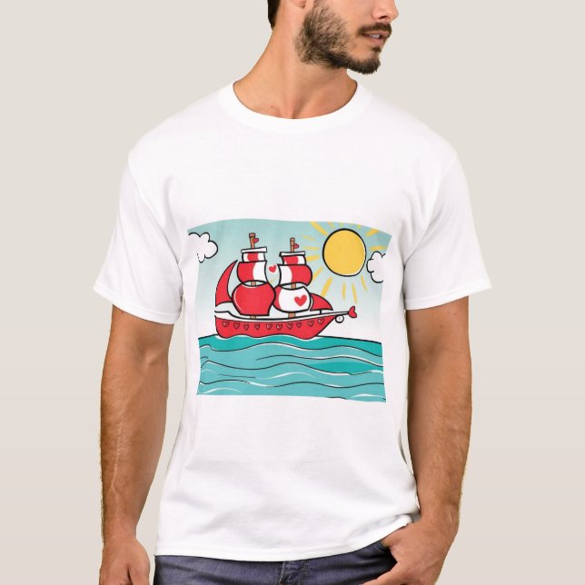 Love ship T-Shirt (Front)