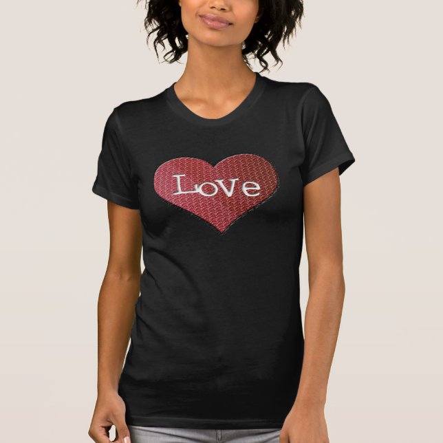 Love Shirt Ladies Twofer Sheer (Fitted) (Front)