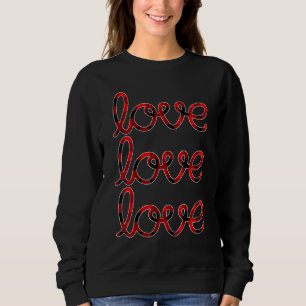 Love Shirt Women Men Kids Buffalo Plaid Cute Valen