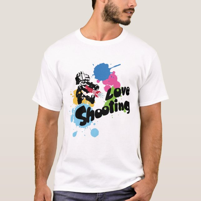 love shooting t-shirt (Front)