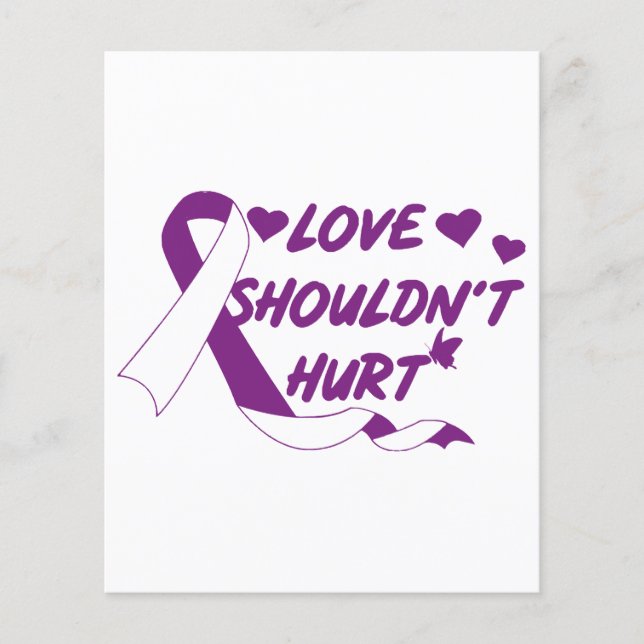 Love Shouldn't Hurt Domestic Violence Awareness Mo (Front)