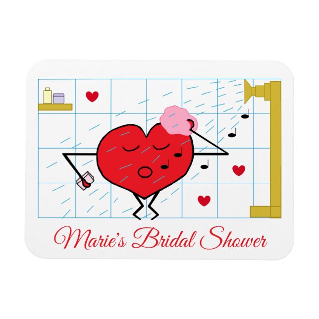 Love Shower Bridal Magnet (Horizontal)