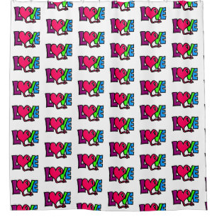 Love Shower Curtain